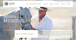 Desktop Screenshot of horsebackmiracles.org