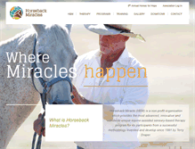 Tablet Screenshot of horsebackmiracles.org